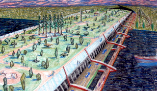 Illustration for article titled The incredible bridge design that could take Portland into the future